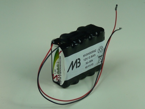 [ENIMGH00592] Pack(s) Batterie Nimh 10x AAA 10S1P ST2 12V 800mAh F100