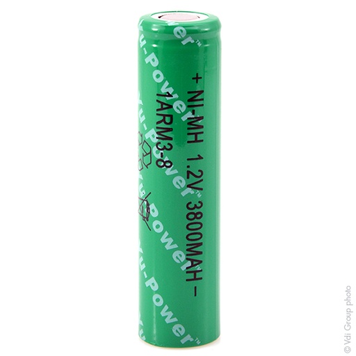 [ENIACH9221] Accumulateur(s) Accus Nimh industriels 7/5A 1ARM3-8 1.2V 3800mAh