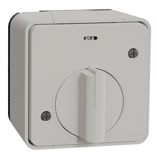 [SCHMUR39067] Mureva Styl - Interrupteur temporisé LED - saillie - IP55 - IK08 - blanc