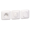 [SCHPFRB05] Ovalis - ProBox - 10 VV+30PC+40 plaques simples + 1 prise affleurante avec USB C