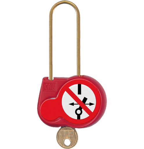 [CATAL-240-S-1111] cadenas de condam. 70mm d.4mm clé identique 1111