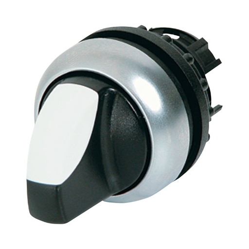[EAT216872] Commutateur rotatif, manette, 3 positions, noir, à accrochage