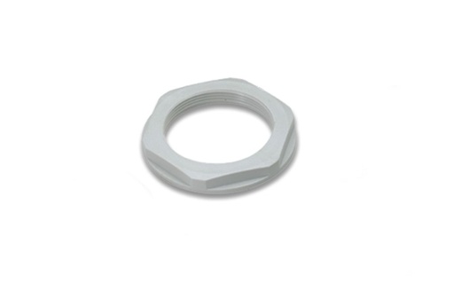 [CEM1142021] Ecrou en polyamide avec collerette Pg 21 gris (RAL 7035)