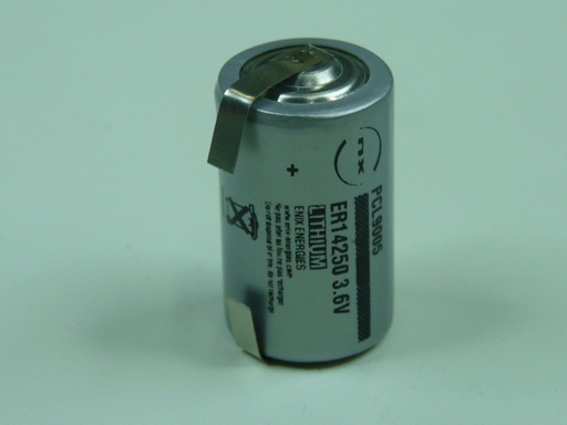 [ENIPCL0094] Pile(s) Pile lithium ER14250H 1/2AA 3.6V 1.2Ah T2