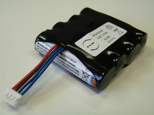 [ENIMGH00307] Pack(s) Batterie Nimh 4x AA 4S1P ST1 4.8V 2500mAh JST