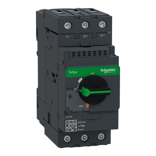 [SCHGV3L40] TeSys GV3L - disjoncteur moteur - 40 A - 3P 3d - déclencheur magnétique