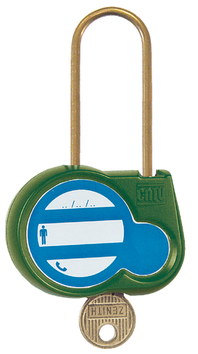 [CATAL240V111EX] cadenas export vert 50mm d.4mm clé identique 111