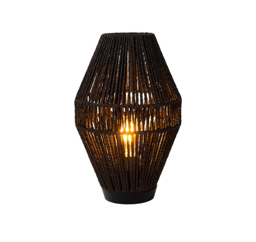[LUC34543/01/30] CORDULLE Lampe de tab.-Noir-1xE27-40W-Papier
