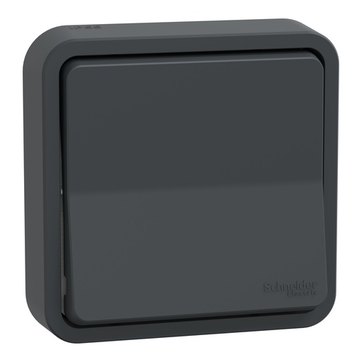 [SCHMUR35037] Mureva Styl - Va et vient - complet encastré - IP55 - IK08 connex auto - gris