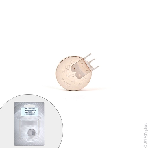 [ENIPBL7314B] Blister(s) x 1 Pile bouton lithium blister CR2430RV-LF RENATA 3V 285mAh