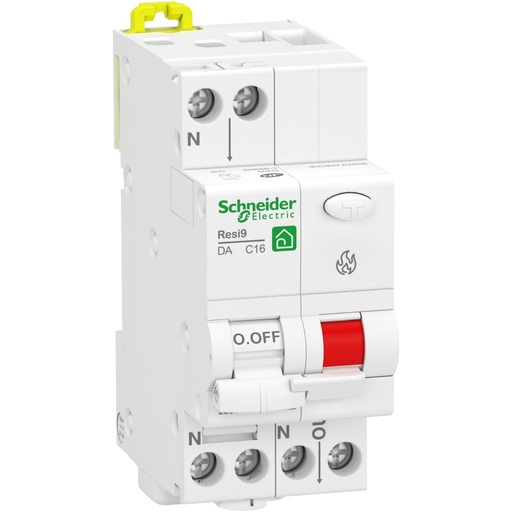 [SCHR9PTC620] Resi9 - disjoncteur détecteur d'arc - 1P+N - 20A - courbe C - peignable