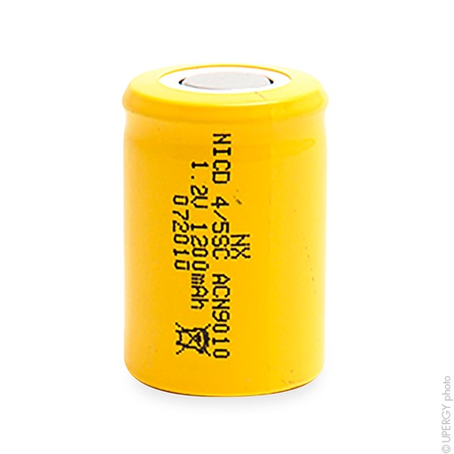 [ENIACN9010] Accumulateur(s) Accu NiCd 4/5SC 1.2V 1200mAh FT