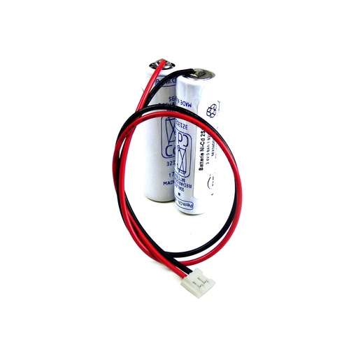 [ENIMXN0067] Pack(s) Batterie eclairage secours 2 x AA 2S1P ST1 F200 2.4V 800mAh JST