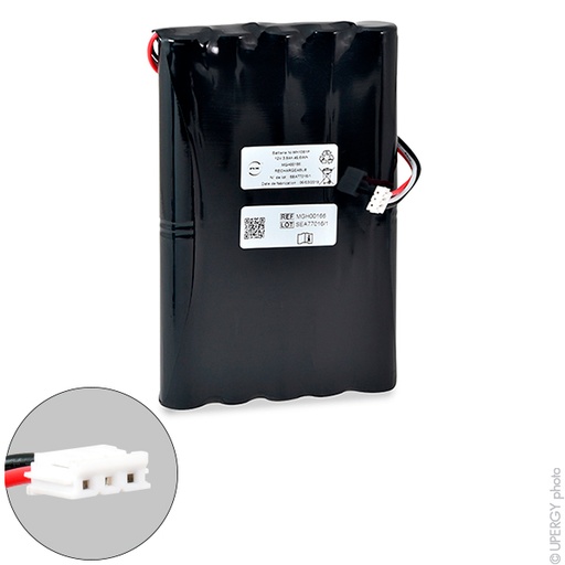 [ENIMGH00166] Pack(s) Batterie médicale  Ni-MH Colin Moniteur BX10 12V 4Ah JST
