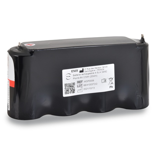 [ENIMGP0006] Batterie(s) Batterie médicale rechargeable Datex Ohmeda Biox 1700 8V 2.5Ah T2