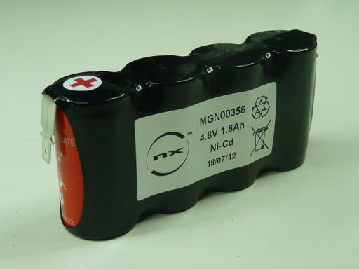 [ENIMGN0356] Pack(s) Batterie Nicd 4x SC 4S1P ST1 4.8V 2Ah Fast