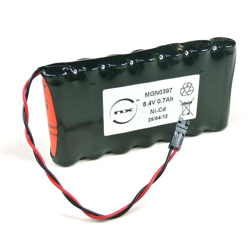 [ENIMGN0397] Pack(s) Batterie Nicd 7x AA 7S1P ST1 8.4V 0.7Ah FC