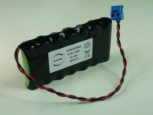 [ENIMGH00563] Pack(s) Batterie Nimh 7x AA 7S1P ST1 8.4V 2Ah TE Connectivity