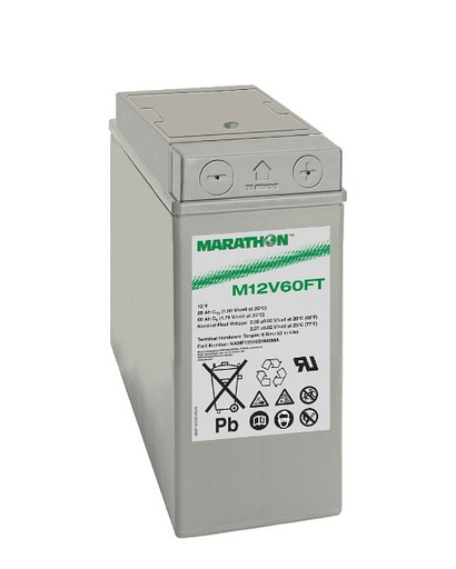 [ENIAMP80253] Batterie(s) Batterie telecom MARATHON M FT M12V60FT 12V 59Ah M6-M