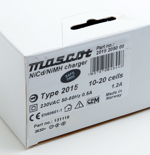 [ENICEN5124] Unité(s) Chargeur NiCd/NiMH 10 à 20 cellules/1.2A 230V Mascot 2015