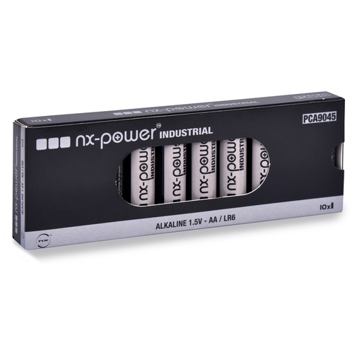 [ENIPCA9045] Boîte(s) de 10 Pile alcaline LR6 - AA Nx-Power Industrial 1.5V 3.4Ah