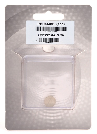 [ENIPBL6448B] Blister(s) x 1 Pile bouton lithium blister BR1225A/BN PANASONIC 3V 48mAh
