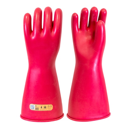 [CATCG-4-09-NR] gants isolants cei classe 4 taille 9 rouge