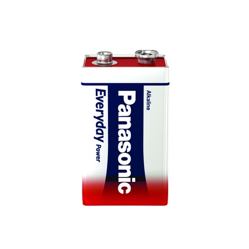 [ENIPRA6405] Blister(s) x 1 Pile alcaline blister x1 Panasonic Everyday Power 6LR61 9V 680mAh