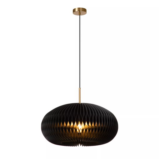[LUC42401/52/30] ARMONI Suspension-Noir-Ø52-1xE27-40W-Papier