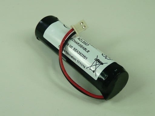 [ENIACL0007] Pack(s) Batterie Li-Ion ICR18650-26J 1S1P 3.6V 3.5Ah molex