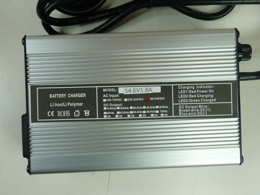 [ENICEL9145] Unité(s) Chargeur lithium-ion 13S 54.6V/1.8A