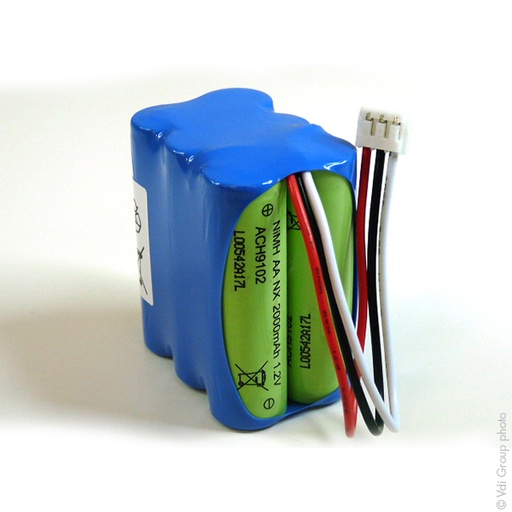 [ENIMGH00778] Pack(s) Batterie Nimh 6x AA 6S1P ST2 7.2V 2Ah JST