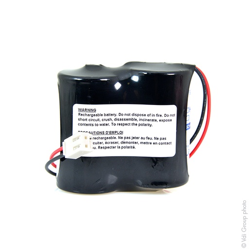 [ENIMGN0898] Pack(s) Batterie Nicd 2x D HT  2S1P ST1 2.4V 4.5Ah JST