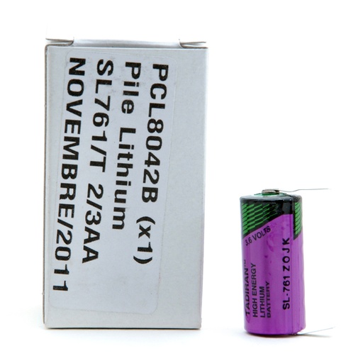[ENIPCL8042B] Boîte(s) de 1 Pile lithium SL-761/T 2/3AA 3.6V 1.5Ah T2