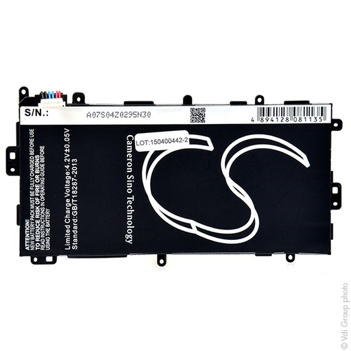 [ENITML90046] Blister(s) x 1 Batterie tablette 3.7V 4600mAh