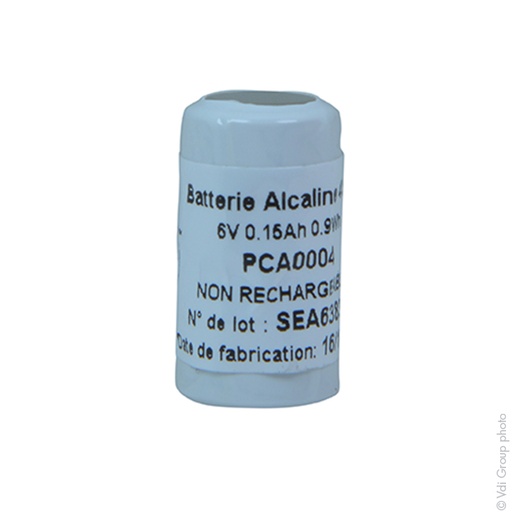 [ENIPCA0004] Pile(s) Batterie alcaline 4x LR44 4S1P ST4 SG 6V 150mAh S