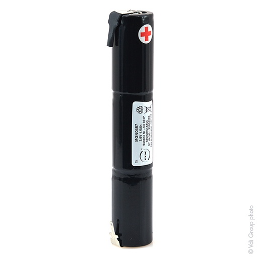 [ENIMGN0487] Unité(s) Batterie eclairage secours 3x SC VNT 3S1P ST4 3.6V 1600mAh Faston 2.8mm