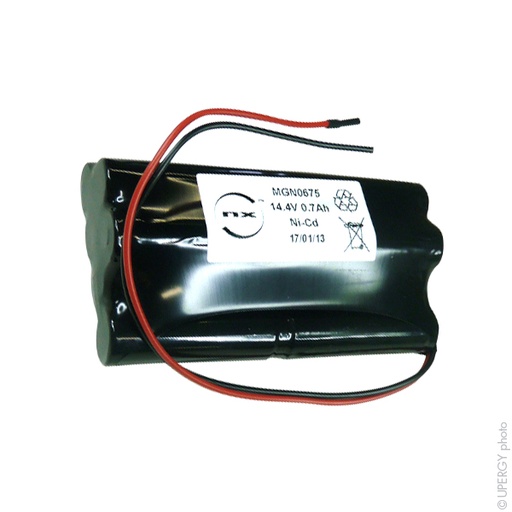 [ENIMGN0675] Pack(s) Batterie Nicd 12x AA 12S1P ST7 14.4V 700mAh F200