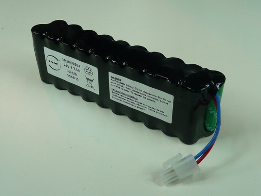[ENIMGH00554] Pack(s) Batterie Nimh 20x AA 20S1P ST6 24V 1.7Ah AMP