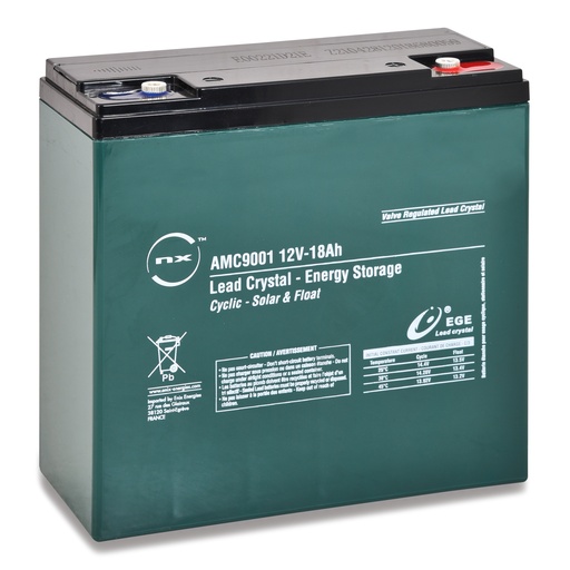 [ENIAMC9001] Batterie(s) Batterie lead crystal 6-CNFJ-18 12V 18Ah M5-F