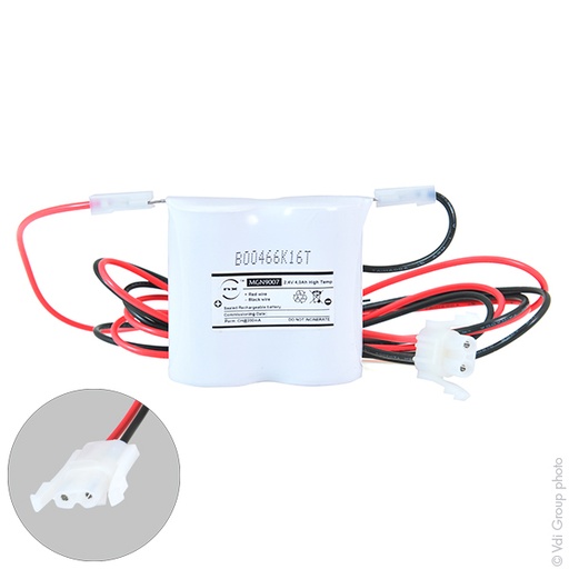 [ENIMGN9037] Batterie(s) Batterie eclairage secours 2xD ST1 + AMP 2.4V 4Ah