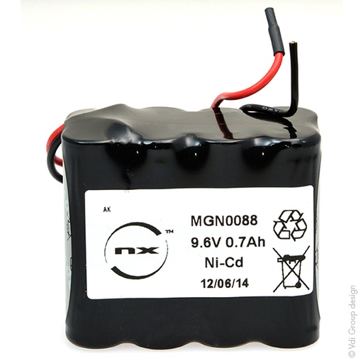 [ENIMGN0088] Pack(s) Batterie Nicd 8x AA 8S1P ST2 9.6V 700mAh F110
