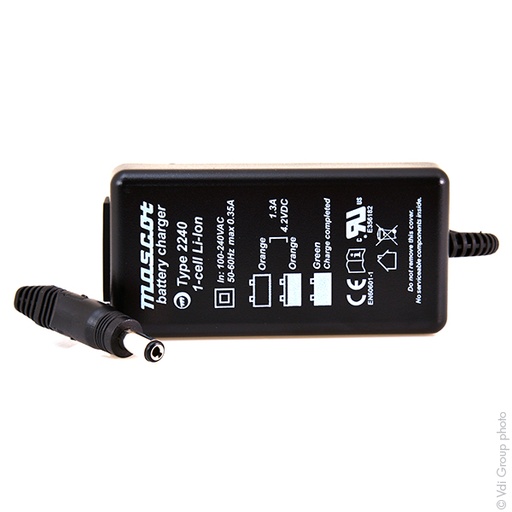 [ENICEL5103] Unité(s) Chargeur lithium-ion Mascot 2240LI 1S 4.2V/1.3A 110-230V