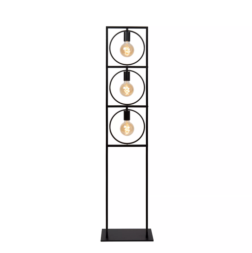 [LUC00727/03/30] SUUS Lampadaire-Noir-3xE27-40W-Métal