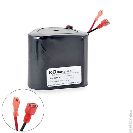 [ENIAMP0729] Batterie(s) Batterie médicale rechargeable 6V 5Ah