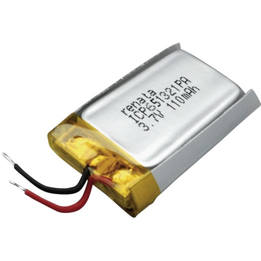 [ENIARL7308] Batterie(s) Batterie Li-Po 1S1P ICP651321PA + PCM UN38.3 3.7V 120mAh fils