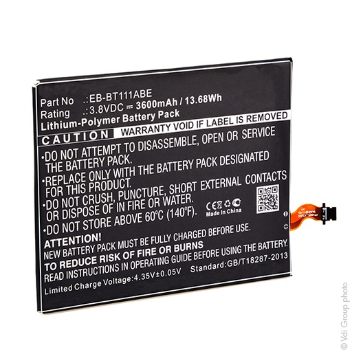 [ENITML90148] Batterie(s) Batterie tablette 3.8V 3600mAh