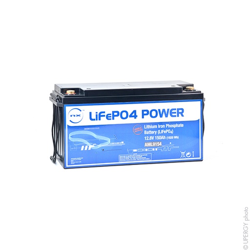 [ENIAML9154] Unité(s) Batterie Lithium Fer Phosphate NX LiFePO4 POWER (1920Wh) 12.8V 150Ah M8