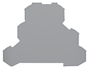 [WAG2002-3291] TOPJOB®S : Plaque d'extrémité et intermédiaire 3 étages / Gris