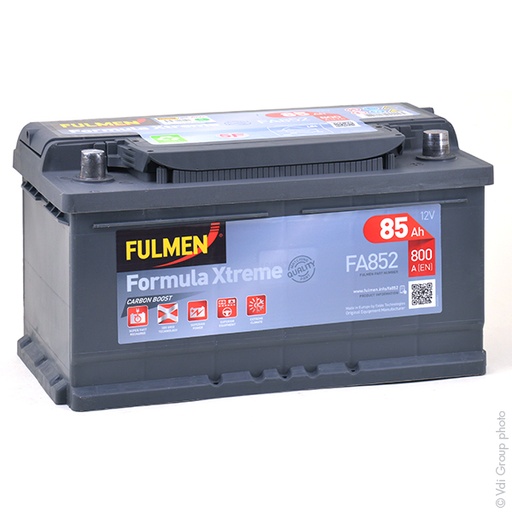 [ENIBPA7098] Batterie(s) Batterie voiture FULMEN Formula Xtreme FA852 12V 85Ah 800A